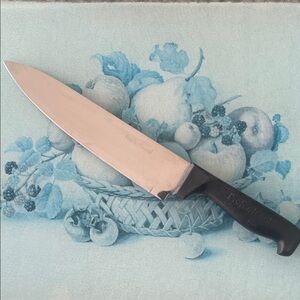 Professional Chef's Knife with Black Handle